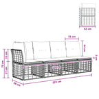 4-Sitzer Garten-Sofa mit linker Armlehne 4 pcs 4-Sitzanzahl