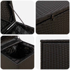 Kissenbox 55 x 55 x 69 cm Stahl