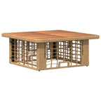 Garten Essgruppe mit Kissen 3 pcs Natur und Weiß