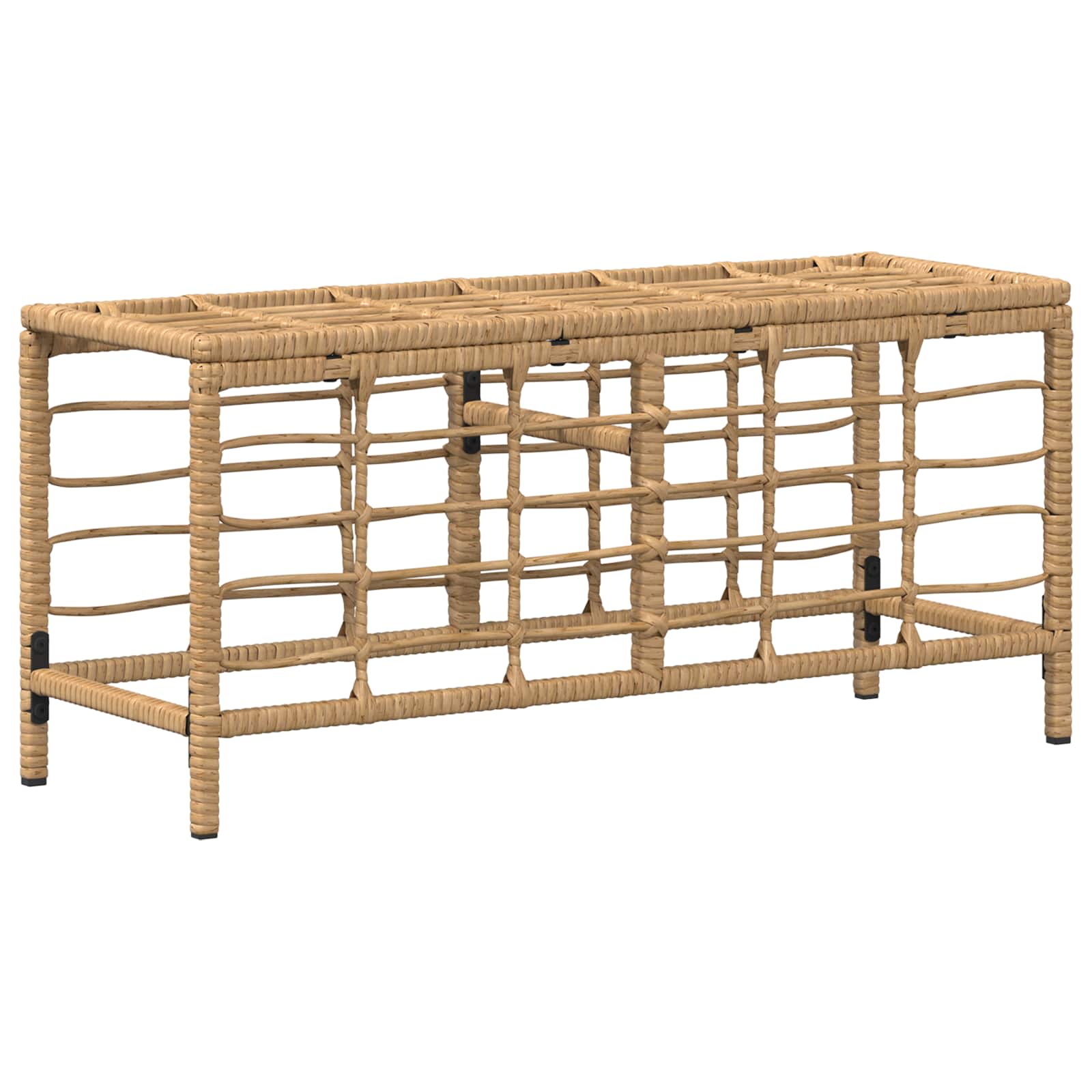Garten Essgruppe mit Kissen 3 pcs Natur und Weiß