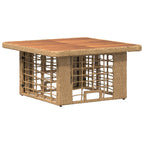 Garten Essgruppe mit Kissen 3 pcs Natur und Weiß