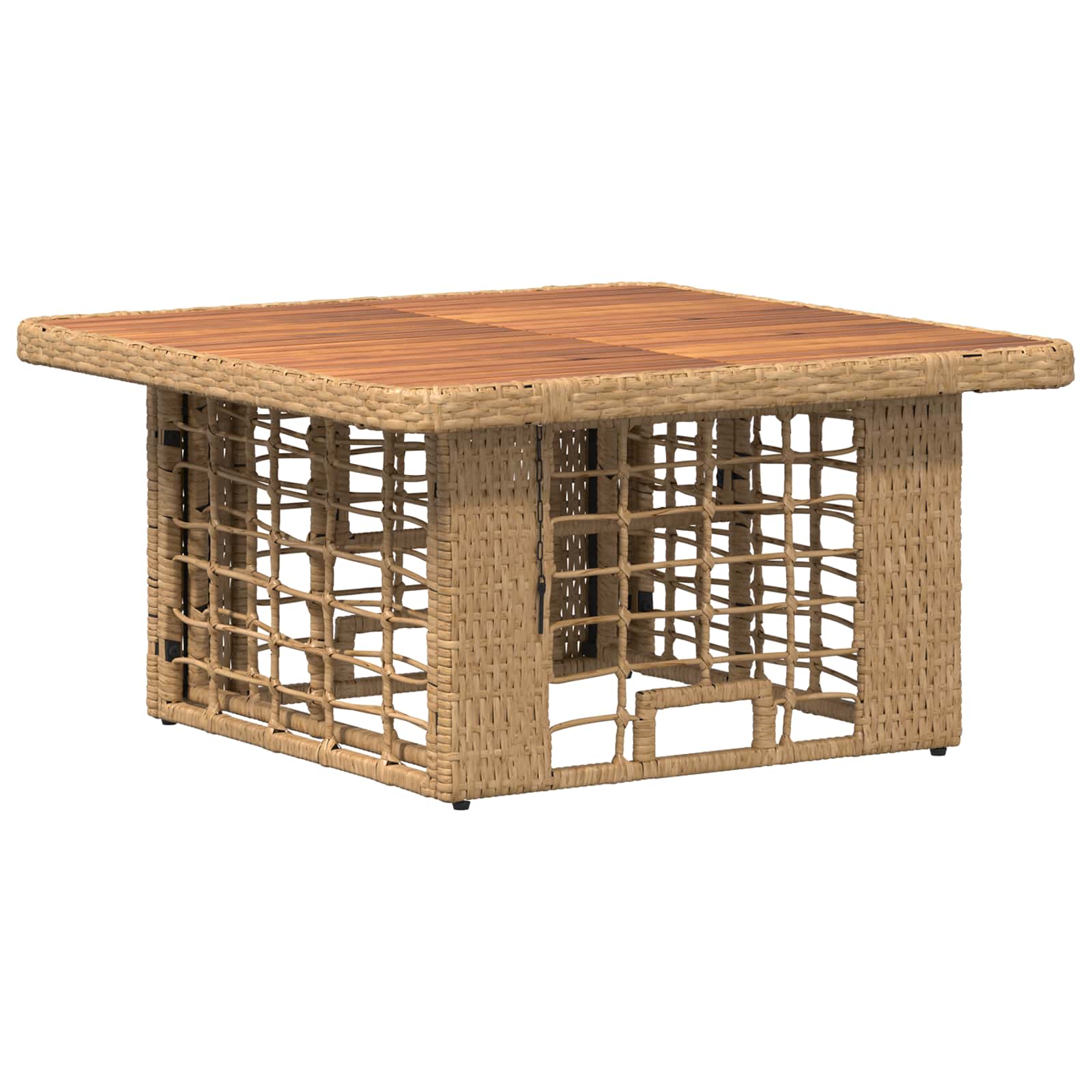Garten Essgruppe mit Kissen 3 pcs Natur und Weiß