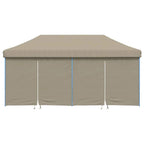 Partyzelt Pop-up Taupe 580 x 292 x 315 cm Oxford-Stoff