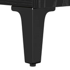 Badezimmermöbel-Set 3 Stück Schwarz Eichen-Optik Holzwerkstoff