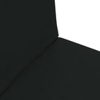 Verstellbarer Fußsessel Schwarz Stoff