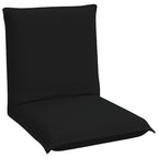 Verstellbarer Fußsessel Schwarz Stoff