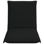 Verstellbarer Fußsessel Schwarz Stoff