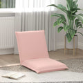Verstellbarer Fußsessel Rosa Schafstoff