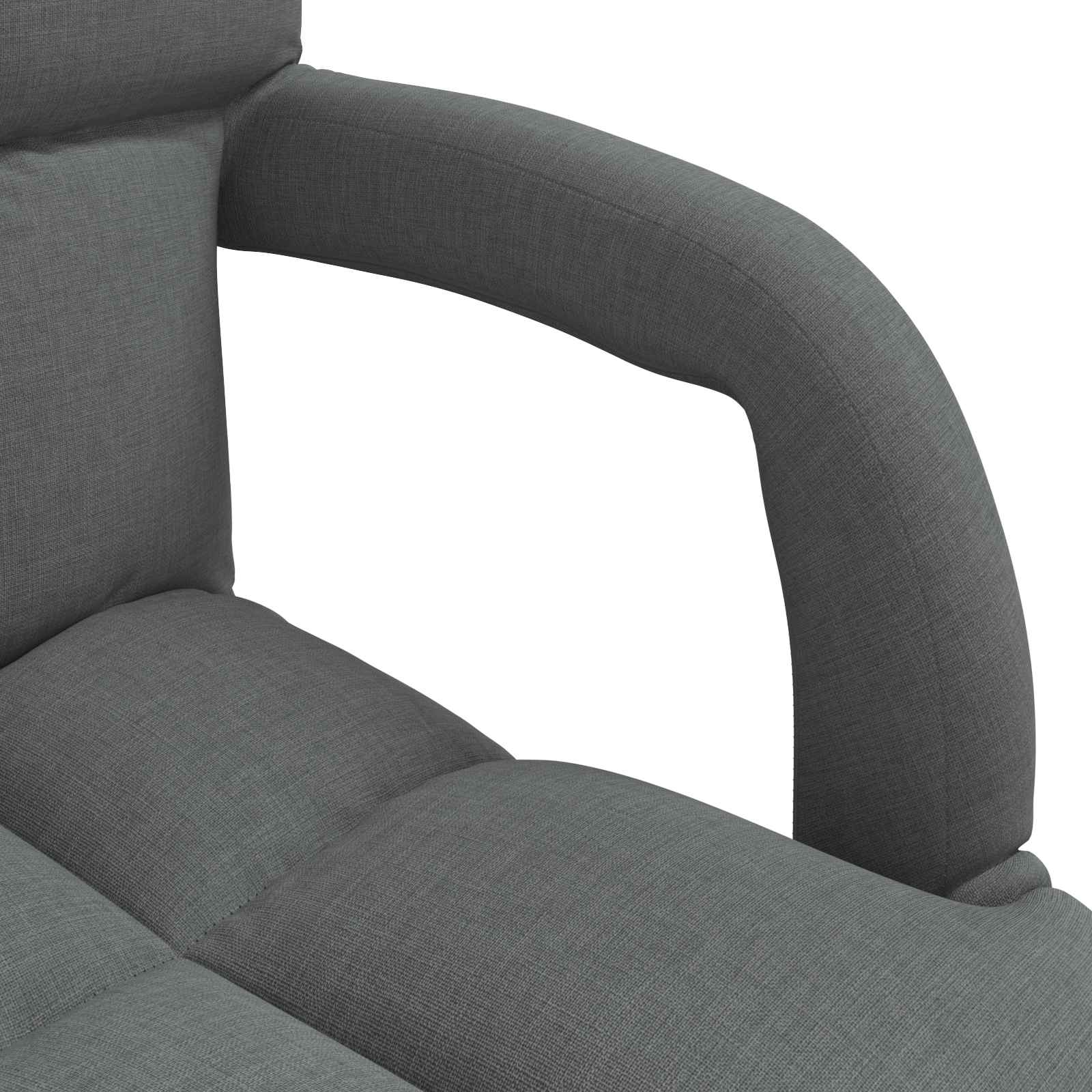 Verstellbarer Bodenstuhl mit Armlehne 5-stufige Position Stoff