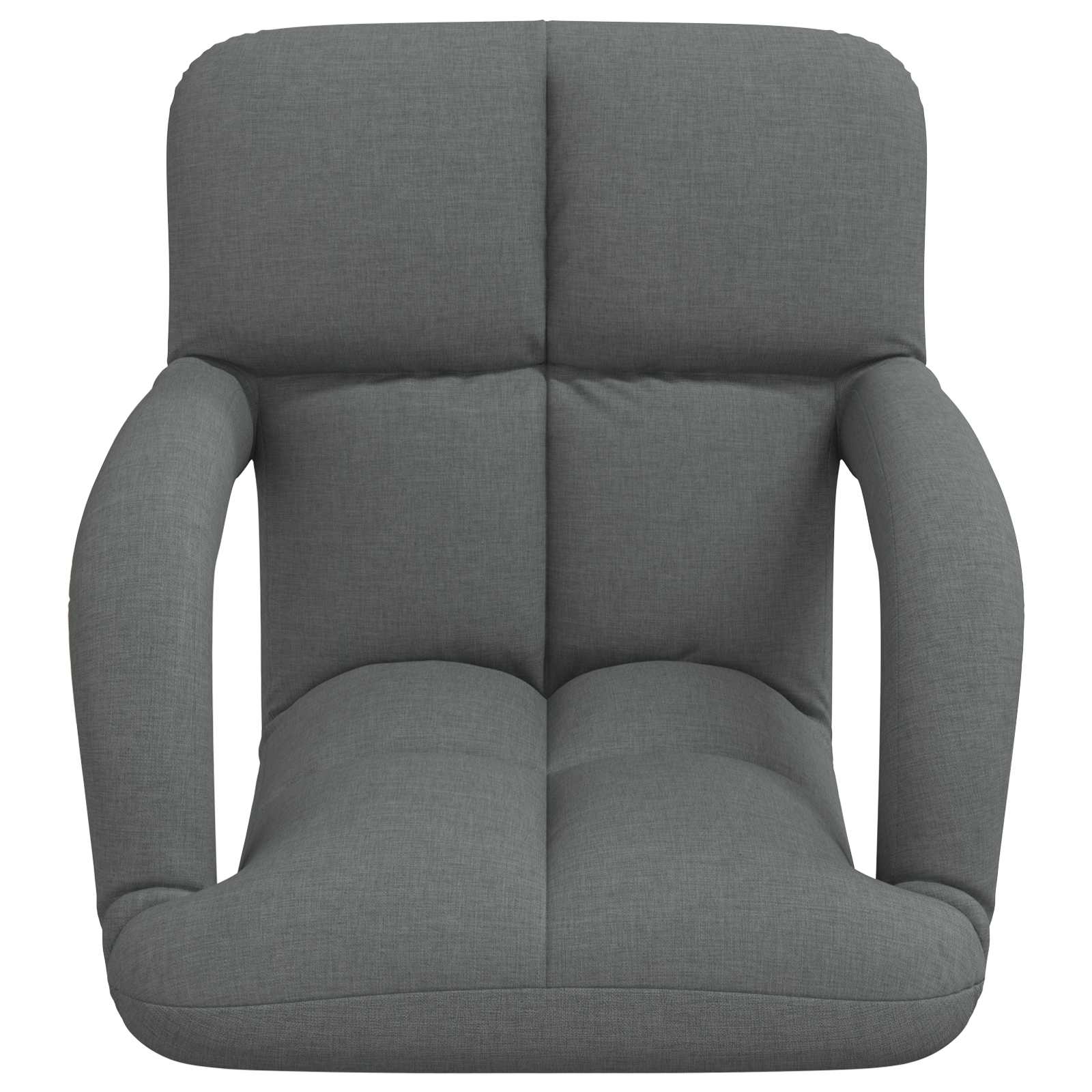Verstellbarer Bodenstuhl mit Armlehne 5-stufige Position Stoff