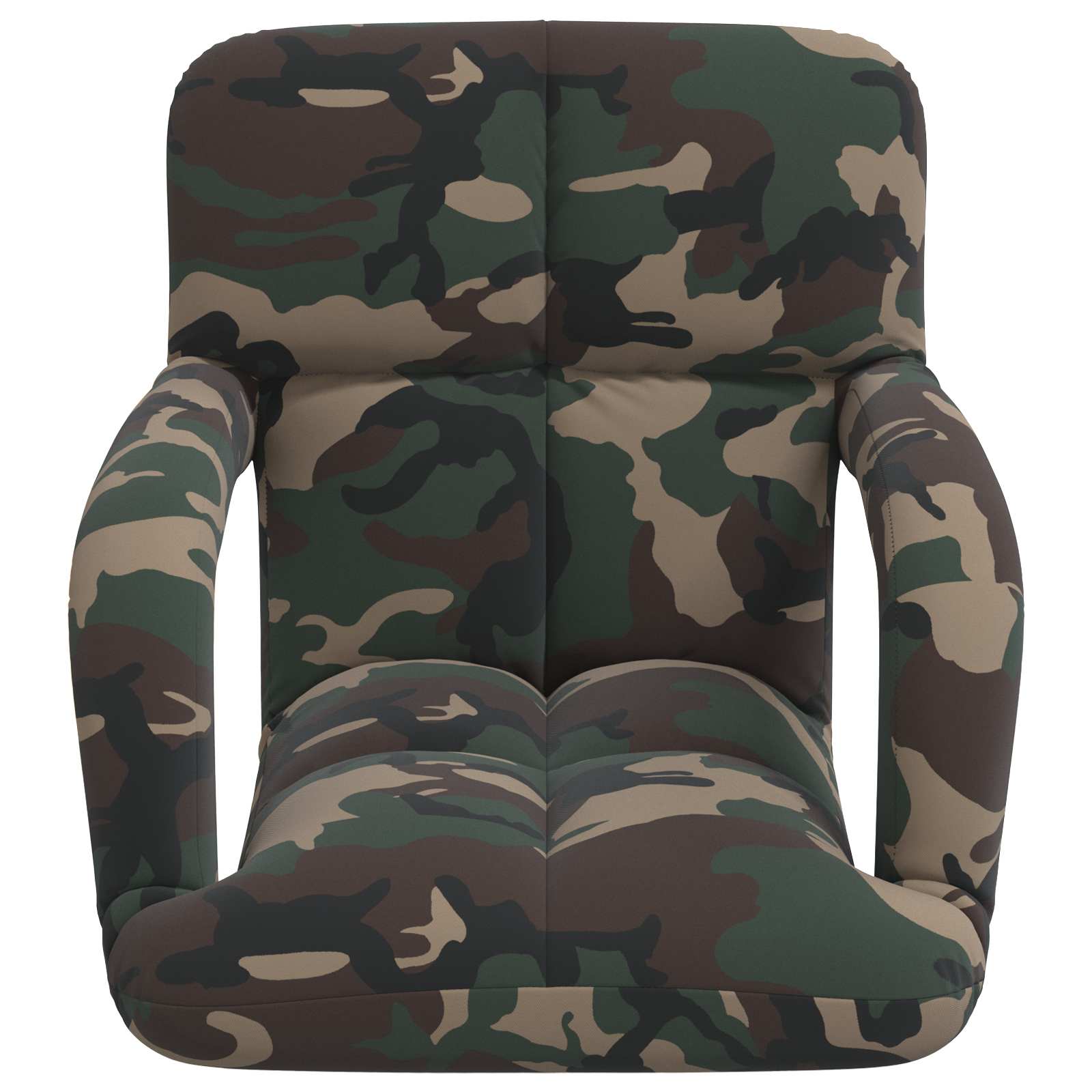 Verstellbarer Bodenstuhl mit Armlehne 5-stufige Position Stoff