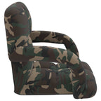 Verstellbarer Bodenstuhl mit Armlehne 5-stufige Position Stoff