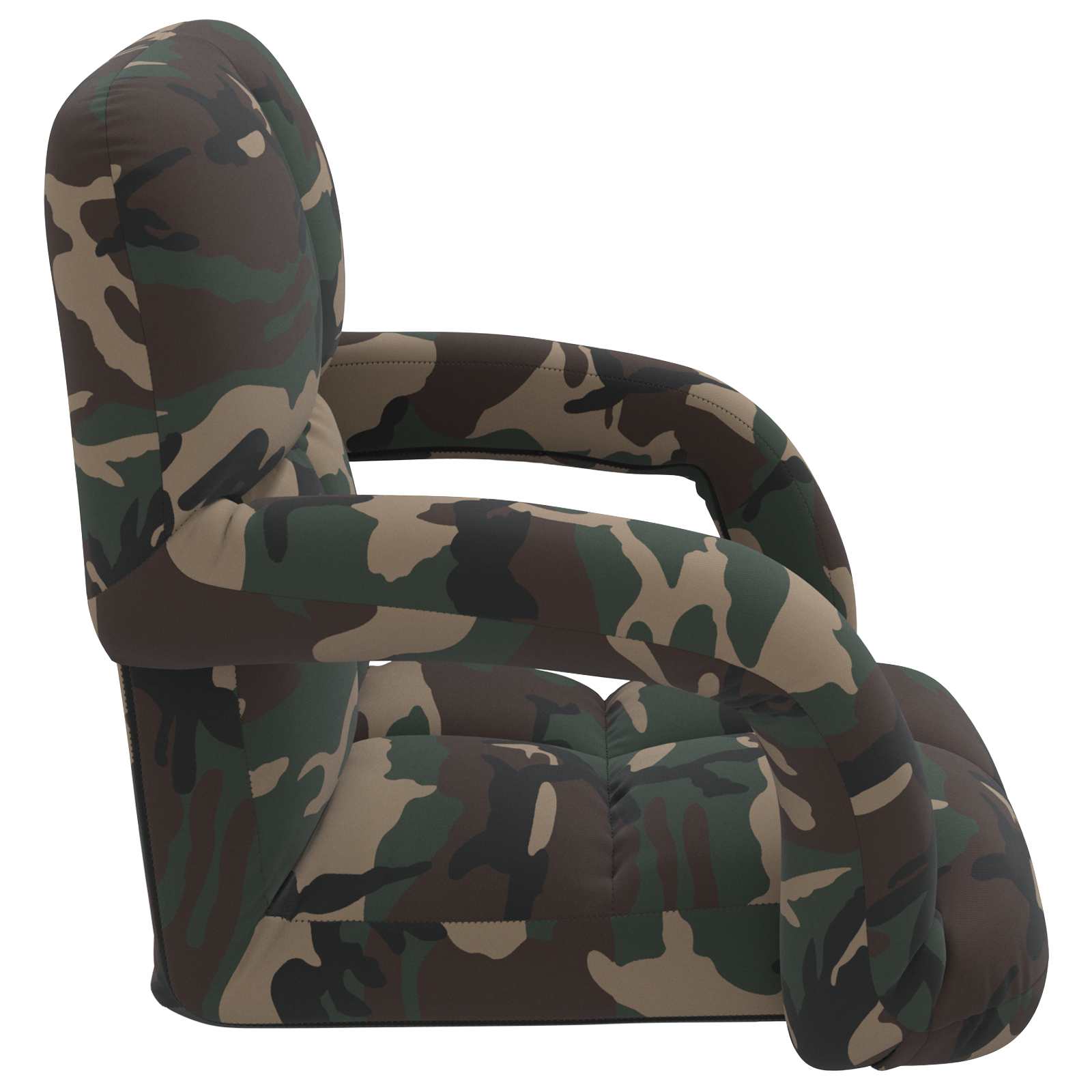 Verstellbarer Bodenstuhl mit Armlehne 5-stufige Position Stoff
