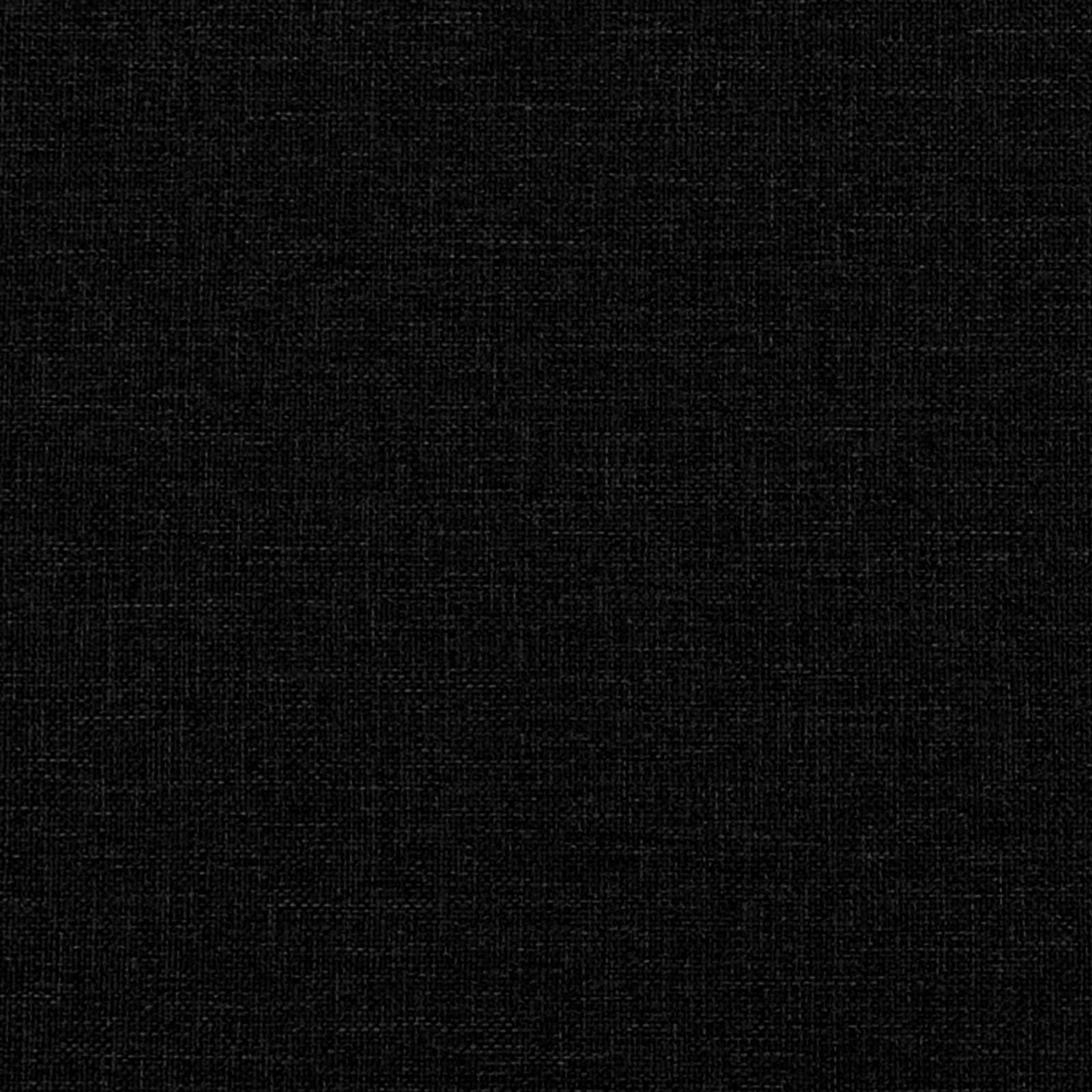 Verstellbarer Fußsessel Schwarz Stoff