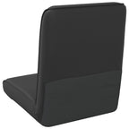 Verstellbarer Fußsessel Schwarz Kunstleder