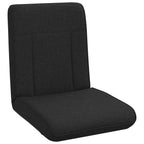 Verstellbarer Fußsessel Schwarz Stoff