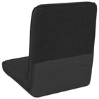 Verstellbarer Fußsessel Schwarz Stoff