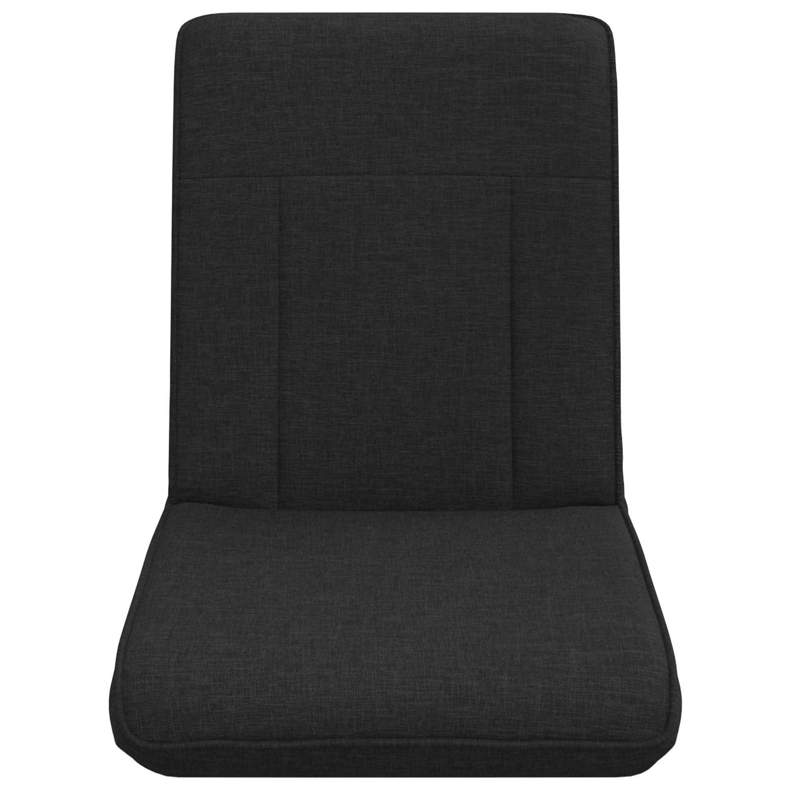 Verstellbarer Fußsessel Schwarz Stoff