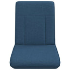 Verstellbarer Fußsessel Blau Stoff
