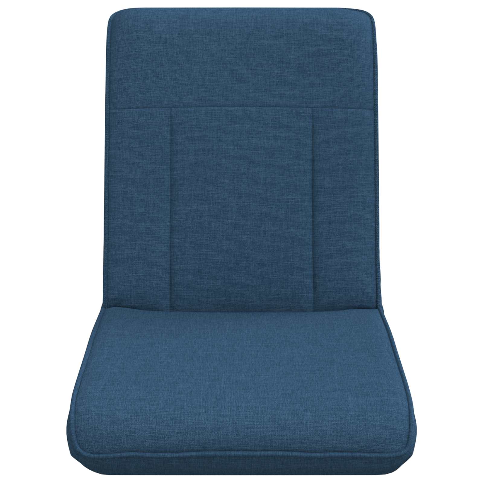 Verstellbarer Fußsessel Blau Stoff