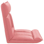 Verstellbarer Fußsessel Rosa Kunstleder
