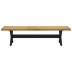 Esstischbank NOAIN 160 x 41 x 45 cm Massives Kiefernholz Natur