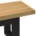 Esstischbank NOAIN 160 x 41 x 45 cm Massives Kiefernholz Natur