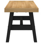 Esstischbank NOAIN 120 x 41 x 45 cm Massives Kiefernholz Natur