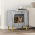 Katzenhaus Graues Sonoma 51 x 30 x 52 cm Holzwerkstoff