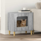 Katzenhaus Graues Sonoma 51 x 30 x 52 cm Holzwerkstoff
