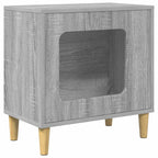 Katzenhaus Graues Sonoma 51 x 30 x 52 cm Holzwerkstoff
