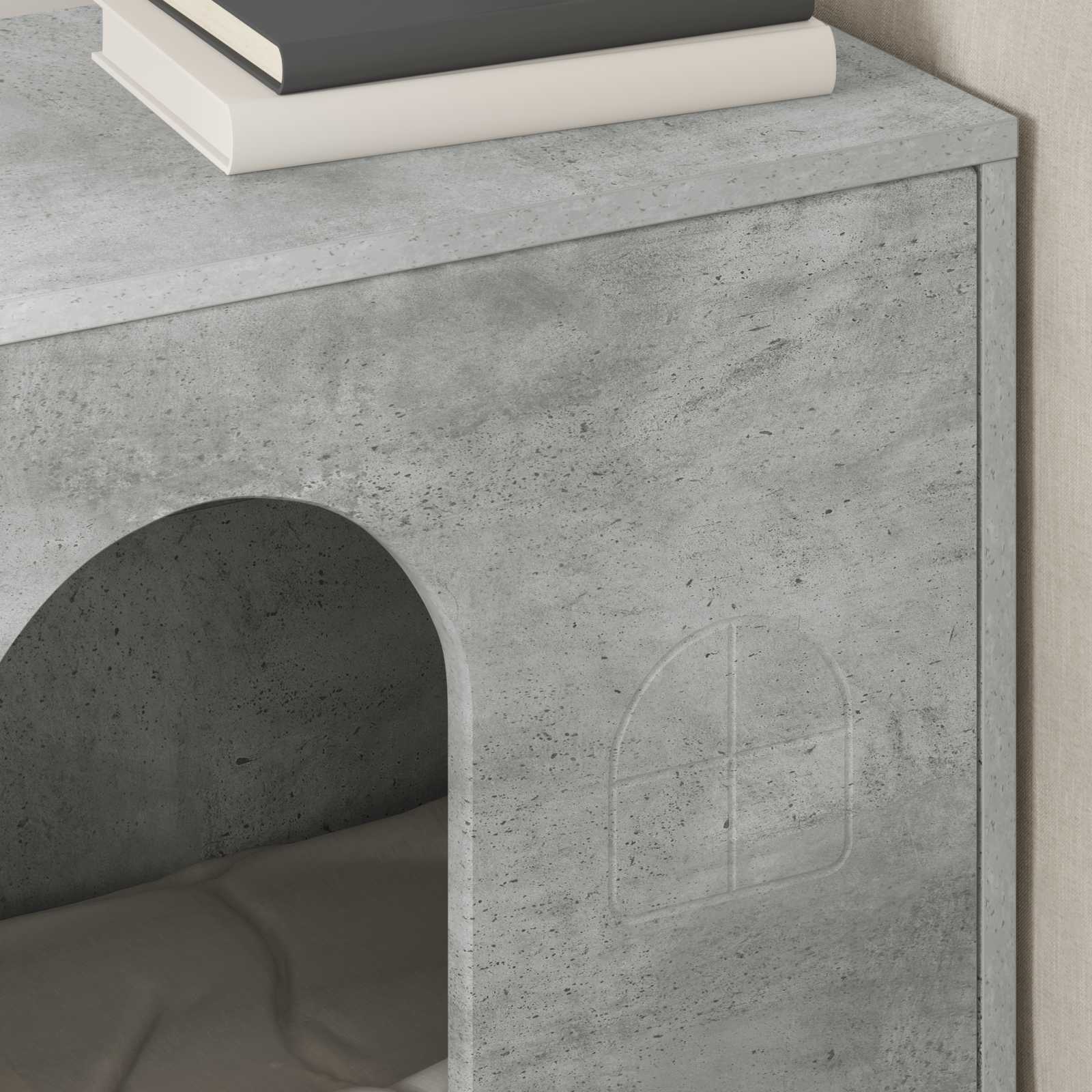 Katzenhaus Beton 51 x 30 x 52 cm Holzwerkstoff