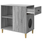 Katzenhaus Graues Sonoma 72 x 42,5 x 70 cm Holzwerkstoff