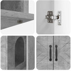 Katzenhaus Beton 85 x 55 x 50 cm Holzwerkstoff