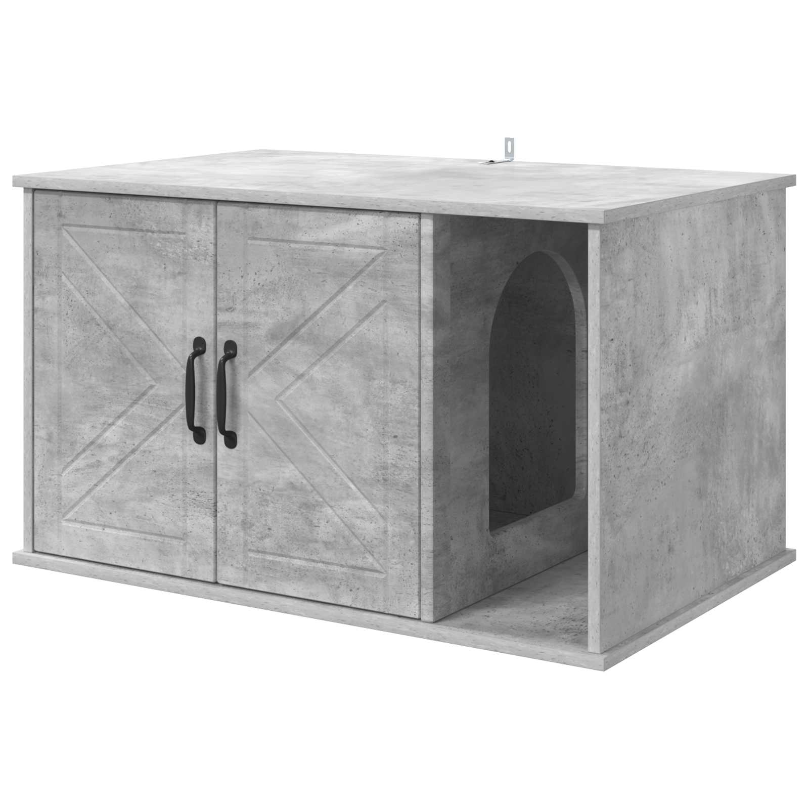 Katzenhaus Beton 85 x 55 x 50 cm Holzwerkstoff
