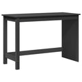 Schreibtisch Grau 112 x 50 x 75 cm Massivholz Kiefer