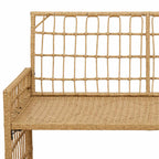 Bank Outdoor Uni Natur und Creme 116 x 55 x 82 cm