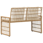 Bank Outdoor Uni Natur und Creme 116 x 55 x 82 cm