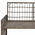 Bank Outdoor Uni Grau und Dunkelgrau 116 x 55 x 82 cm