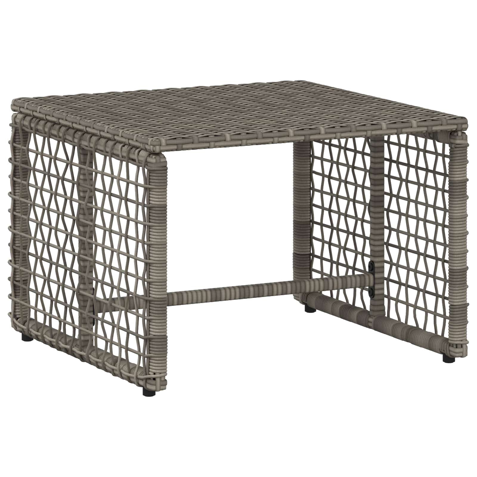 Gartenmöbel-Set mit Kissen 5 pcs Grau und Marineblau