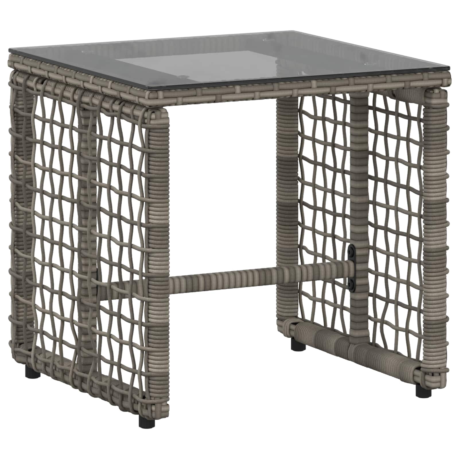 Gartenmöbel-Set mit Kissen 3 pcs Grau und Marineblau