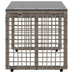 Tisch für Outdoor Grau und Schwarz 80 x 40 x 40 cm
