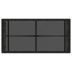 Tisch für Outdoor Grau und Schwarz 80 x 40 x 40 cm