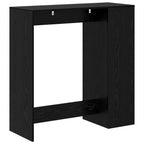 Bartisch Schwarz Eichen-Optik 101 x 40 x 103,5 cm Holzwerkstoff