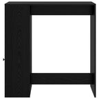 Bartisch Schwarz Eichen-Optik 101 x 40 x 103,5 cm Holzwerkstoff