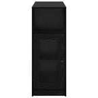 Bartisch Schwarz Eichen-Optik 101 x 40 x 103,5 cm Holzwerkstoff