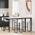 Bartisch Weiß 200 x 100 x 105 cm Massives Kiefernholz