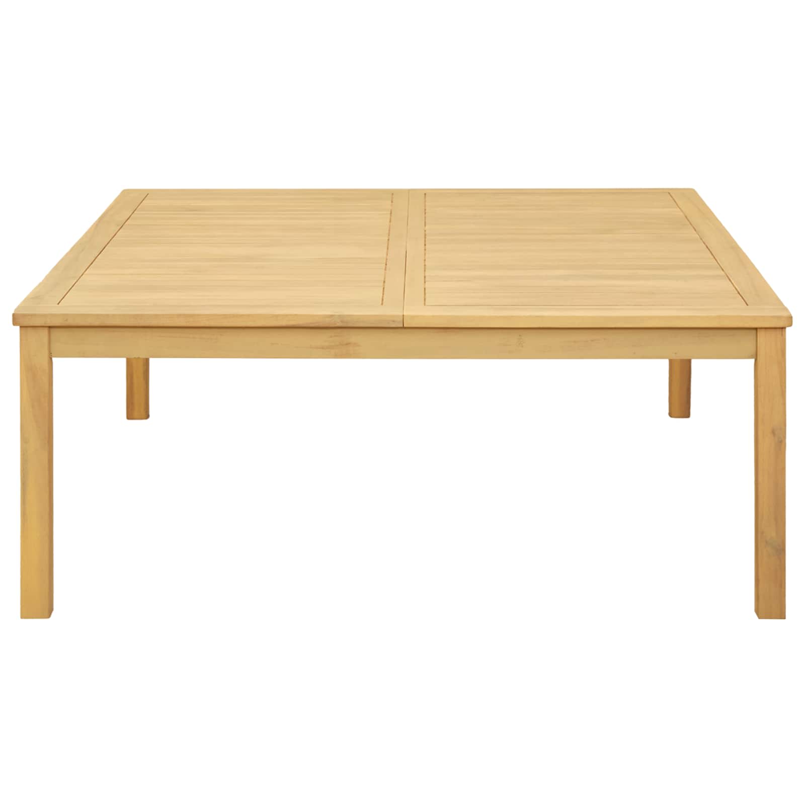 Couchtisch Helles Akazienholz 110 x 110 x 45 cm