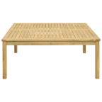 Couchtisch Helles Akazienholz 110 x 110 x 45 cm