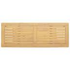 Gartenkonsole Tisch Helles Akazienholz 110 x 40 x 75 cm